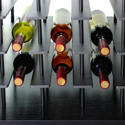 China Free Sample Modern Home Decoration Wine Rack Viable All Aluminum Wine Rack for sale