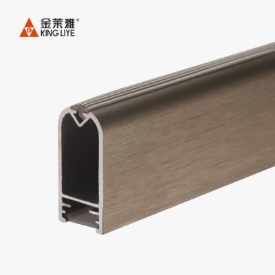 China Adjustable Aluminum Wardrobe Oval Tube (Height) With Human Sensor Auto On/Off Light for sale