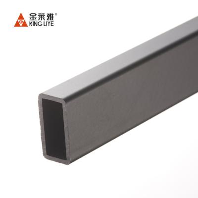 China Modern Top Selling Quality Aluminum Alloy Tube Support Tube Material Wardrobe Connecting Track Tube Support for sale