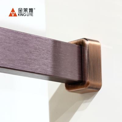 China Modern High Quality Wardrobe Fittings Aluminum Tube Hardware And Furniture Accessories for sale