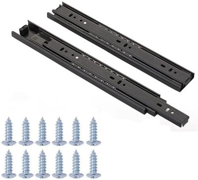 China Ball Bearing Industrial Hot Galvanized Furniture Heavy Duty Soft Undermount Drawer Slide Narrow Rail for sale