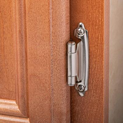 China Brushed Industrial Satin Nickel Cabinet Hinges For Kitchen Cabinets for sale