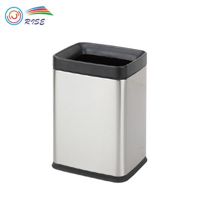 China Customized Stocked Waste Bin Indoor Recycling Bin Stainless Steel Stainless Steel for sale