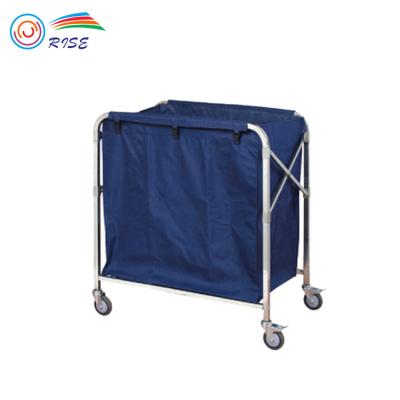 China Durable Hospital Guestroom Hotel Design Folding Space Saving Clean Linen Cart for sale