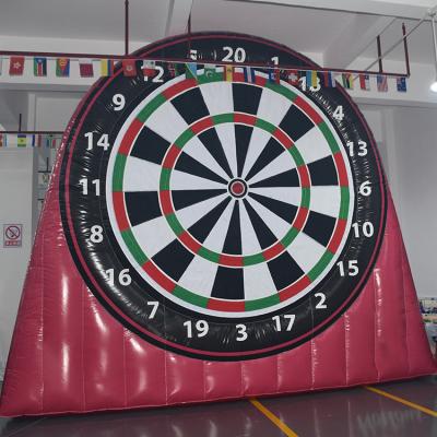 China Jumping Zone Sealed Air PVC Human Inflatable Foot Dart Game, Free Fastener Outdoor Sports Game Inflatable Soccer Dartboard for Sale for sale