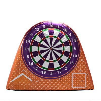 China Outerdoor Amusement 2023 Fun Games Props Inflatable Football Dart Board Dart Throwing Target for sale