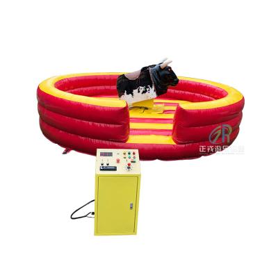 China Outerdoor Amusement Attractive Game Inflatable Mechanical Bull Rodeo Rides for Park Amusement for sale