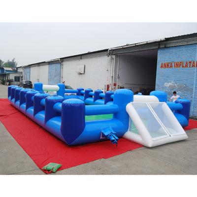 China Outdoor Entertainment The Newest Football Inflatable Soccer Court Team Building Games with great price for sale