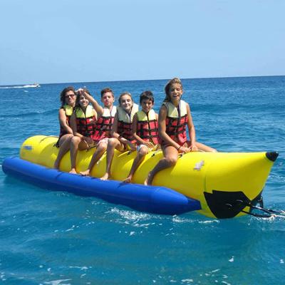 China Jumping Zone Wholesale Supplier Water Sports Games Funny Banana Boat Inflatable Flying Fish for Sports Flying Fish Towable for Water Sea for sale