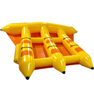 China Outdoor Entertainment Wholesale Good Quality 0.9mm PVC Customized Water Sports Games Airtight Inflatable Flying Fish for sale