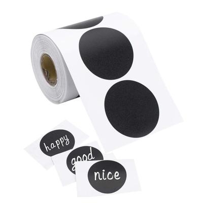 China Waterproof Stickers Printed Labels Logo Clear Circle Sticker Label Custom White for sale