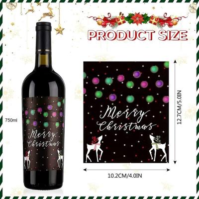 China Anti-Counterfeiting Manufacturers Customize All Kinds Of Wine Label Printing Special Adhesive Material Label Printing Wine Bottle Label Stickers for sale