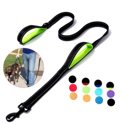 China Double Layer Pet Material Bungee Viable Nylon Brass Lead Luxury Thoughtful Dropshipping Dog Leash for sale