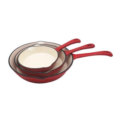 China General Use For Gas Cast Iron Best Enameled Skillets Stove Cooking And Induction Cooker Wholesale Cooking Items for sale