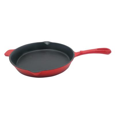 China General Use For Gas And Induction Cooker China Cookin Cast Iron Frying Pan Round Cast Iron Stick Pan Non Cooking Pot for sale