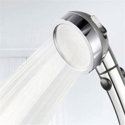 China Hot Sale Three Functions Chrome ABS Plastic Plastic Rain Shower Head for sale