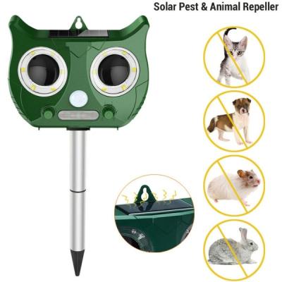 China Outdoor Waterproof Snake Cat Dog Bird Dispeller Viable Solar Ultrasonic Pet Reflector Pest Repeller Repellent Repellent Animals for sale