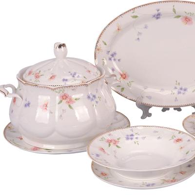 China Viable 25pcs dinner set for sale