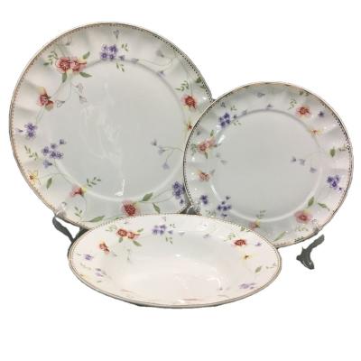 China 18pcs sustainable plate set for sale