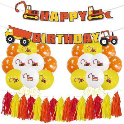 China Hot Birthday Party Decor Balloon/Gifts Vehicle Set Party Decoration Car Airplane Boat Banner Movie Kids Birthday Balloon for sale