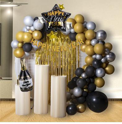 China As Picture Dropshipping Happy New Year 2022 Happy New Years Balloon Set New Year's Eve Party Decoration Supplies for sale