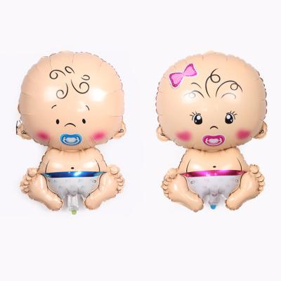 China Foil Balloons Wholesale 68x45cm Cute New Baby Foil Globos For Baby Shower Party Balloon for sale