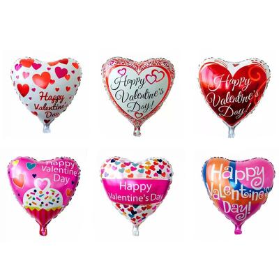 China Factory Direct Birthday /Wedding Party Decor/Gifts Factory Foil Heart Shaped Balloon 18 Inch Foil I Love You Balloon For Valentine's Day Engagement Wedding Party for sale