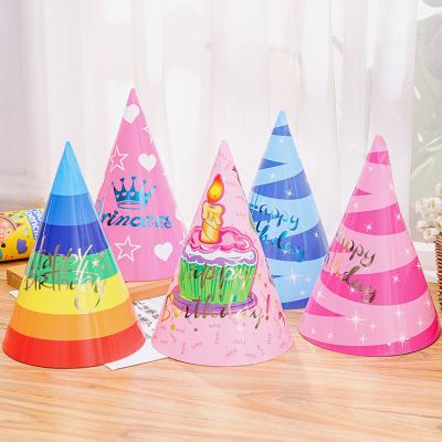 China Stock Party Paper Hats Birthday Supplies Favor Decorations Birthday Party Supplies Sets Birthday Paper Party Hats for sale