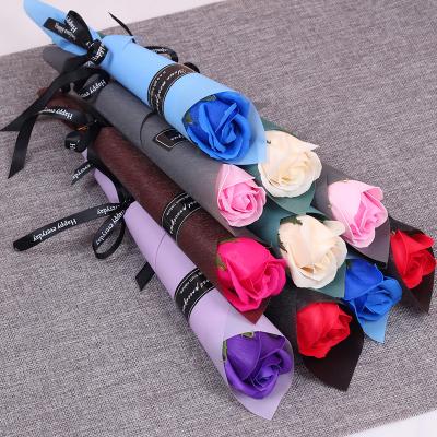 China Real Looking Stems WeddingParty Foam Pe Roses For Diy Wedding Bouquets Bridal Shower Centerpieces for sale