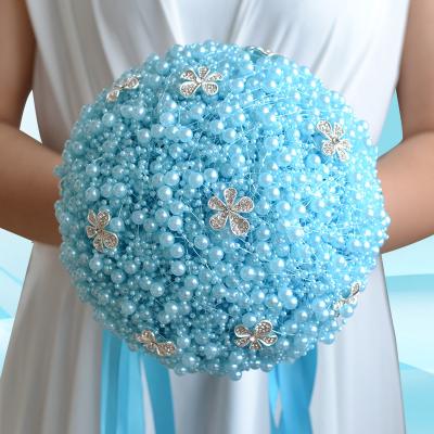 China Popular WeddingParty Wedding Supplies Artificial Flowers Wedding Bouquet Wedding Bridal Bouquets For Bride for sale