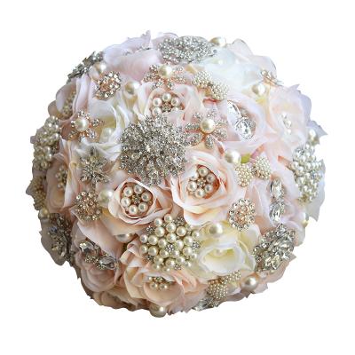 China Decorative Flower Wedding Party Decor Flower Wedding Bride Bridesmaid Wrist Corsage High Quality for sale