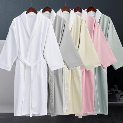 China New Design Winter QUICK DRY Soft Fluffy Bathrobe Adult Bathrobes For Couples Hotel Sleeping Home Use for sale