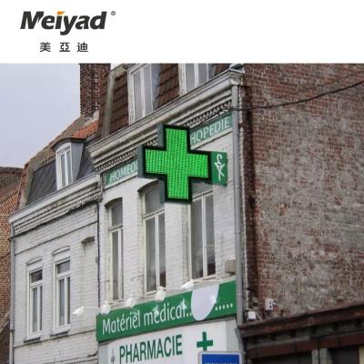 China Outdoor Outdoor P10 Pharmacy Sign LED Crosses For Pharmacies for sale