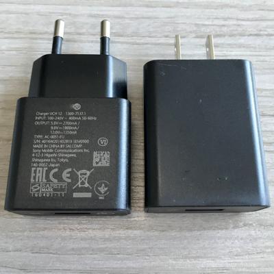 China Hot Selling Mobile Phone Amazon EU USA USB Wall Charger For Sony Charging Plug for sale