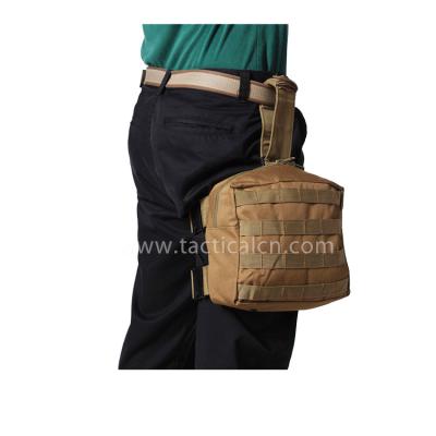 China Airsoft Military Carrier Pouch Waist Panel Water Proof Molle Drop Leg Duty Bag for sale