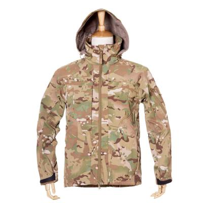 China Whaterproof Multicam Shell Jacket Military Molle Camouflage Army With Patch Waterproof Tactical Jacket for sale