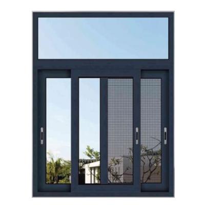 China Magnetic Modern Full Height Sliding Window Door Grill Design Mosquito Net Glass Sliding Stained Glass Windows for sale