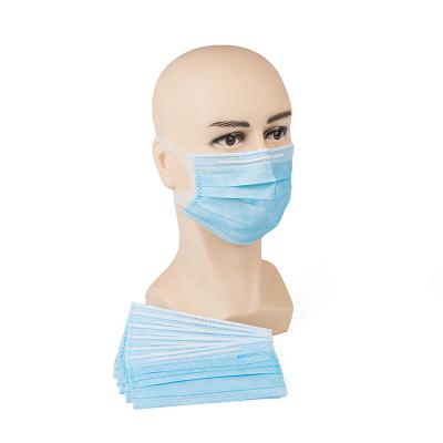 China Ear-loop 3ply Nonwoven Disposable Medical Protective Earloop Facial Melt-blown Face Mask with CE Certificate for sale