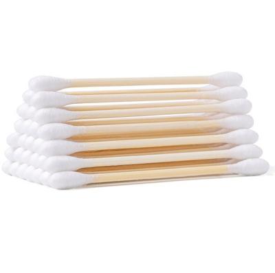 China Hospital factory price 100% pure organic swab lipstick bamboo cotton swabs medical cheap hotel for sale