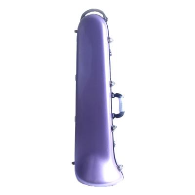 China Wholesale fiberglass tenor trombone case hot sales customized high quality trombone musical instrument box manufacturers for sale