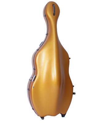 China Large Fiberglass Case 3/4 and 4/4 Double Bass Double Bass Box No Glossy Double Musical Instrument Storage Bass Case for sale