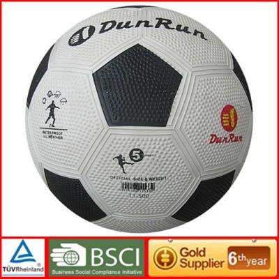 China Synthetic leather soccer ball 5# Classical black and white for sale