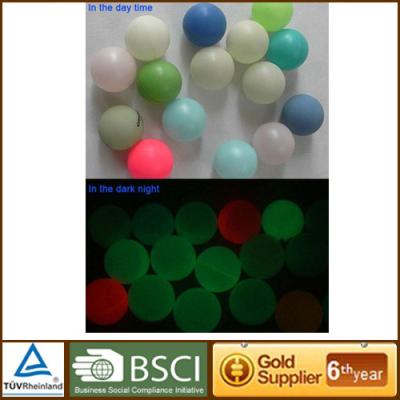 China Celluloid Glow table tennis balls for sale