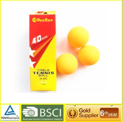 China Custom 2 star Ping Pong Ball for athlete training with  38 or 40mm diameter for sale