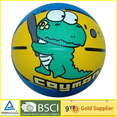 China Eco friendly Rubber Laminated Basketball 5# custom training Basket ball for sale