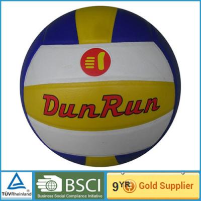 China Professional 5# Laminated Soft touch PU Volleyball in bouncing with roundness and elasticity for sale