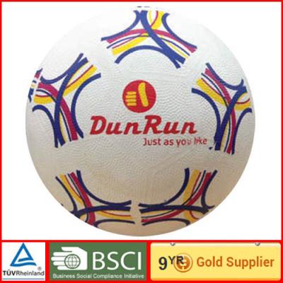 China Durable Custom printing brand Rubber Soccer Ball for sport training for sale