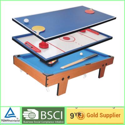 China Portable 4 in 1 games air hockey tables training soccer game table for sale