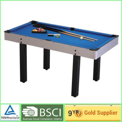 China OEM teenagers and adults billiard pool table With  5mm PB bedplate 12mm MDF for sale