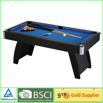 China Foosball football game table / 15mm MDF bedplate with blue billiard cloth for sale